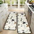 thumbnail image 4 of Kitchen Rugs Sets Of 2,Beige Chicken Breed Pattern Anti Fatigue Kitchen Mat Rugs Non Slip Washable,Decorative Kitchen Floor Mats for Kitchen,Sink,Laundry,17"x47"+17"x47", 4 of 5