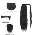 thumbnail image 4 of DOPI Fashion Corn Perm Velcro Hair Extensions Fluffy Corn Whisker Horsetail Chemical Fiber Wig, 4 of 7