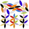 thumbnail image 2 of Leaf Shaped Glass Mosaic Tiles 28pcs Durable & Colorfast Set for DIY Crafts, Candle Holders, Photo Frames, Plates and Creative Projects, 2 of 5