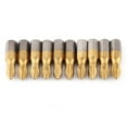thumbnail image 1 of P Bit, 10 Pcs Titane Enduit Tête Transversale Bit Tournevis Magnétique Bit Haute Capacité, 1 of 11