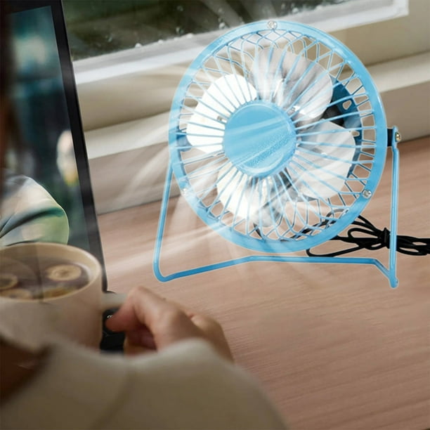 USB Ear Small Fan Large Wind Power Home Office Students Rechargeable Desktop Fan Border Gift Wholesale