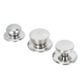 thumbnail image 5 of FENGGUIQU 3Pcs Stainless Steel Pot Lid Knobs Universal Replacement Handles for Pot Covers, 5 of 6