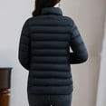 thumbnail image 6 of EOYWHK Juniors Puffer Jackets Lightweight Fall Trendy Coats Full Zipper Thick Warm Coats, 6 of 9