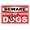 Warning Sign 3, variant on Beware Of Dogs Outdoor Metal Sign - 12×8 Inches, Business Workplace Office Home Delivery Road Garden Safety Decor