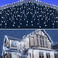 thumbnail image 4 of Luces LED de Navidad para decoración de exteriores, 400 LED de 32 pies con 75 gotas, inserto para decoración de jardín, festiva Vhermosa CPB-US-DYP886-1, 4 of 5
