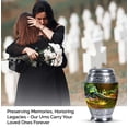 thumbnail image 4 of Small Colorfull Peacock Urns For Human Ashes Adult - Urns For Ashes Adult Female & Male - Memorial Ashes Keepsake - Urns For Human Ashes - Ashes Urns Human Remains (Size - 3inch, 2pcs), 4 of 5