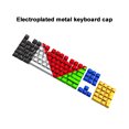 thumbnail image 3 of 12 Pcs Touches de Clavier Mécanique Rétroéclairé PBT Remplacement Accessoire Informatique - Bleu, 3 of 5
