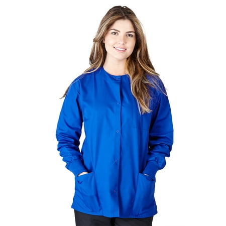 

Natural Uniforms Medical Scrub Jacket G102 (Royal Blue Large)