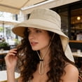 thumbnail image 4 of RYDCOT Sun Hat, Outdoor Wide Brimmed Sun Protection Hat, Windproof Fisherman Hat, Breathable Sun Hat, Travel Leisure Hat Spring and Summer Sunscreen Hat, 4 of 6