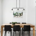 thumbnail image 4 of KAISITE 3-Light Kitchen Light Fixture Modern Dimmable Globe Black Wall Sconce 38.6 Inch-Black, 4 of 8