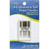 Dritz Universal & Ball Point Machine Needle Combo Pack, 8 Count