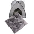 thumbnail image 3 of Cama para gatos Winsterch, cubierta en forma de cueva para gatos, con almohada extraíble, 3 of 6
