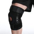 thumbnail image 1 of Rodillera de máximo soporte con bisagras. Correas de compresión y estabilidad para ACL, LCL, artritis, tendinitis, MCL, rótula. Izquierda y derecha. Hombres y mujeres., 1 of 5
