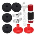 thumbnail image 5 of 13x Cymbal Felt Kits Cymbal Replacement Durable with Wing Nuts Lightweight Accessories Cymbal Stand Felts Hi Hat Clutch Felt 13pcs Red, 5 of 7