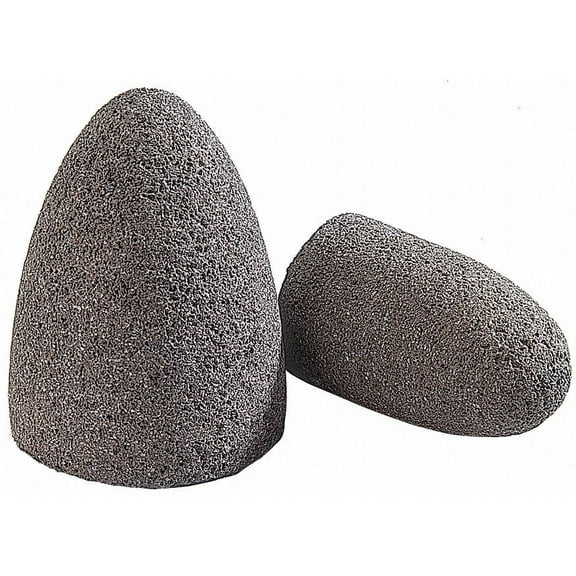 2-3/4" Grinding Cone, 3-1/2" Thickness, Aluminum Oxide, 24 Grit, 5/8-11 Arbor Size