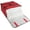 Red, variant on Large Insulated Pizza Carrier Bag for up to 4 Count 18" Pizzas with Ventilation and Zippered Closure for Pizza Delivery, Food Deliveries and Food Transport in Black in 20"L x 20"W x 10"H