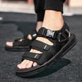 thumbnail image 2 of Sandales pour Hommes Sandales de Plage Mode Été, 2 of 6