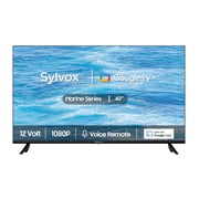 Sylvox 12V RV TV,40" Smart Televison,1080P FHD Google TVs, Salt Spray Resistance,AC/DC Powered, ATSC,NTSC for Marine Boat Coastal Home,Marine Serie