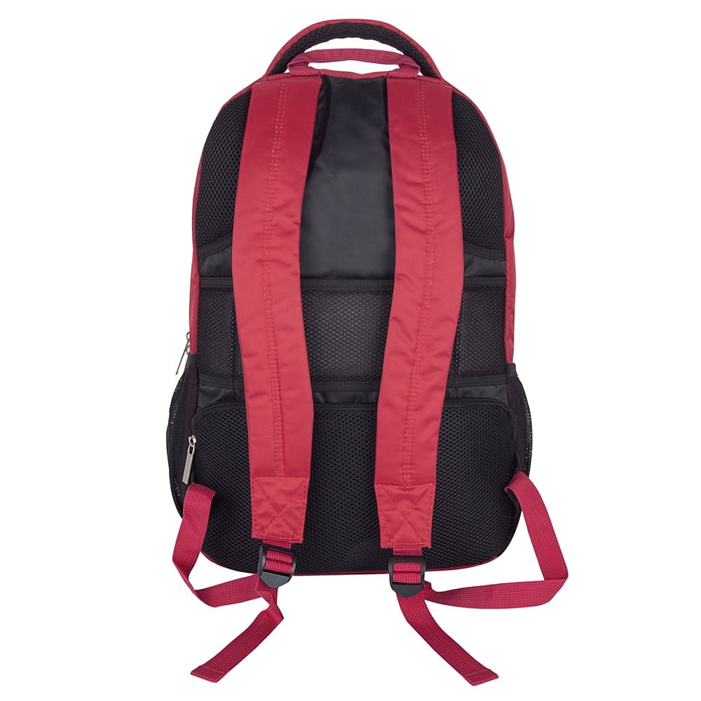 Laptop Backpack for 15.6 Inch Laptop, Multi-Compartment Computer Bag for Work School Travel, Lightweight Durable Daypack, Red