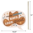 thumbnail image 4 of Big Dot of Happiness Funny My First Rodeo - Little Cowboy 1st Birthday Party Photo Booth Props Kit - 10 Piece, 4 of 5
