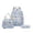 Blue, variant on Versatile Student Backpack : Large Capacity Daypack With Insulated Lunch Tote And Portable Pencil for Daily Commute And Campus Use