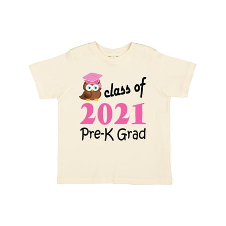 

Inktastic Preschool Class of 2021 Pre-K Grad Gift Toddler Toddler Girl T-Shirt