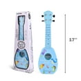 4 Strings Mini Guitar Musical Instrument for Kids, 17in Acoustic
