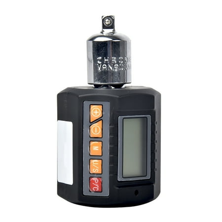 

Carevas Digital Torque Adapter Electronic Torque Meter with LCD Display Measure Torque in Nm Kg-Cm Ft-Lb In-Lb Torque 20-200Nm