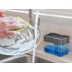 thumbnail image 4 of 1 dispensador de jabón para platos, soporte de esponja y dispensador de jabón, organizador de fregadero (gris)., 4 of 5