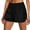 Black, variant on pxiakgy shorts for women womens quick dry workout shorts elastic high waist running yoga pants army green + xl