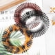 thumbnail image 4 of 10 Uds. Peine elástico Circular completo peine circular de plástico Flexible peine elástico para el cabello soporte para diadema para mujeres Color aleatorio, 4 of 8