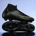 thumbnail image 1 of Botas de entrenamiento de fútbol zapatos de espiga profesionales de la espiga no resbalada zapatos de fútbol atlético encaje para interiores al aire libre, 1 of 9