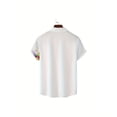 thumbnail image 2 of Mens Hawaiian Shirt Funky Beach Casual Men's Short Sleeve Summer Aloha Shirts White XL, 2 of 6