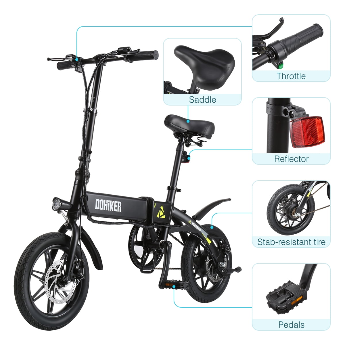 dohiker folding electric bike