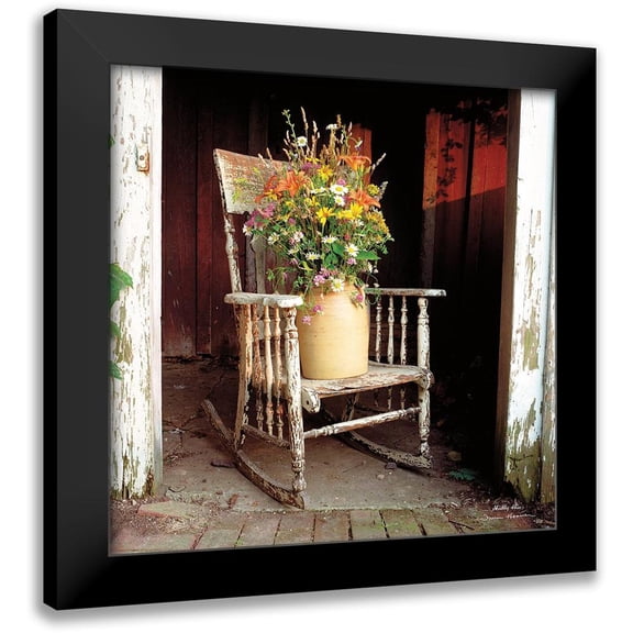 Hoover, Irvin 12x12 Black Modern Framed Museum Art Print Titled - Shabby Chic