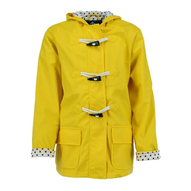 I5 Apparel Veste Imperméable à Capuche pour Enfant avec Toggle