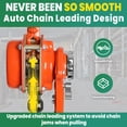 thumbnail image 3 of 3 Tons Chain Hoist with Weston Style Double-Pawl Brake, Hand Lever Chain Hoist, 360°Rotation Lift Lever Block Chain Hoist, for Garage, Factory, Dock (3 TON 10 FT), 3 of 8