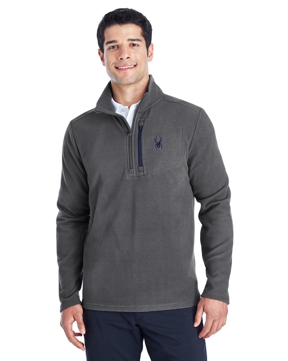 Spyder Spyder 187332 Mens Transport QuarterZip Fleece Pullover