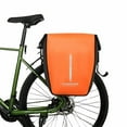 thumbnail image 1 of Bicycle Rear Side Bag Fully Waterproof PVC Bicycle Rear Rack Tail Seat Trunk Pannier 18L Reflective Cycling Bag, 1 of 10