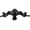 A001- Black, variant on Lace Masquerade Mask for Women 8 Inch Black Masquerade Mask Halloween Mask Gothic Eye Mask Accessory for Masquerade Ball Themed Party, 1 Pack