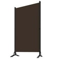 thumbnail image 2 of vidaXL 3-Panel Room Divider Brown 260x180 cm, 2 of 4