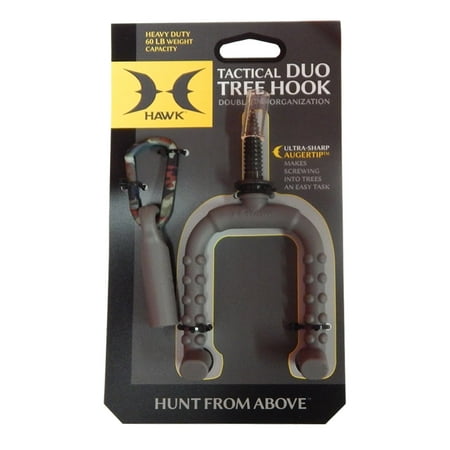 Hawk Treestands Duo Tree Hook w/ AurgerTip Threads 3011