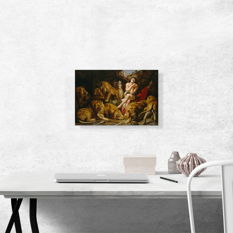 ARTCANVAS Jacob Wrestling with shops the Angel 1659 by Rembrandt van Rijn Canvas Art Print