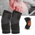 thumbnail image 2 of Knee Braces for Knee Pain- 2 Pack Knee Sleeves for Pain Relief Set, Knee Compression Sleeves with Adjustable Straps for Best Fit, for Sports, Runner, Meniscus Tear, ACL, Arthritis, Joint Pain.., 2 of 9