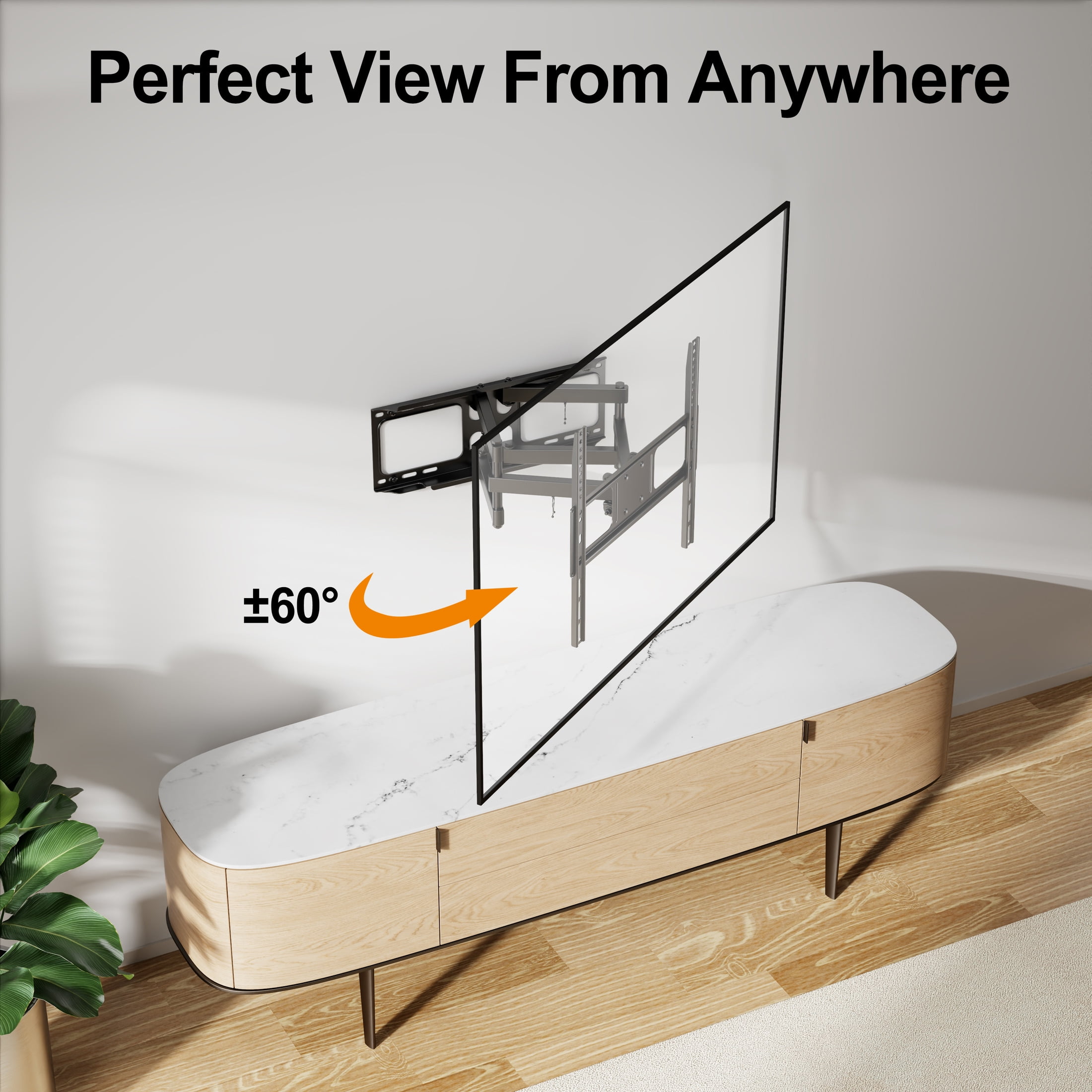 Full Motion Wall Mount For 32-55in TVs (8550)