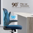 thumbnail image 4 of Silla de Oficina Ergonómica FelixKing con Soporte Lumbar Ajustable, Azul Marino, 4 of 7