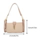 thumbnail image 4 of Bolso Bandolera Btafrte Diseñador Cuadrado Con Correa Ajustable Pequeño para Mujer, 4 of 9
