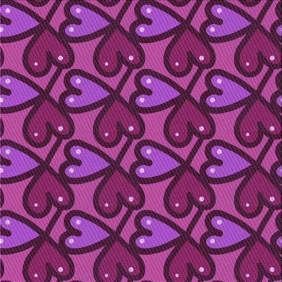 Ahgly Company Machine Washable Indoor Square Transitional Dark Magenta Purple Area Rugs, 7' Square