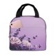 thumbnail image 1 of Disketp Lavender Roses Arrangement Bolsa Térmica para Almuerzo para Hombre y Mujer, Ideal para Trabajo, Senderismo y Picnic, 1 of 8