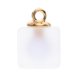 thumbnail image 3 of 10pcs Colgante de Cuadrados Multicolores para Ornamento Boda , Compromiso, de Graduación, Cumpleaños Blanco Yuyangstore Colgante cuadrado de cristal mate, 3 of 8